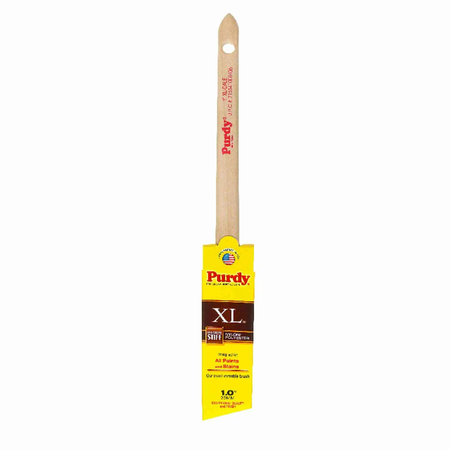 XL-Dale Angular Sash and Trim Paint Brush 1 Inch Size for Precision Painting