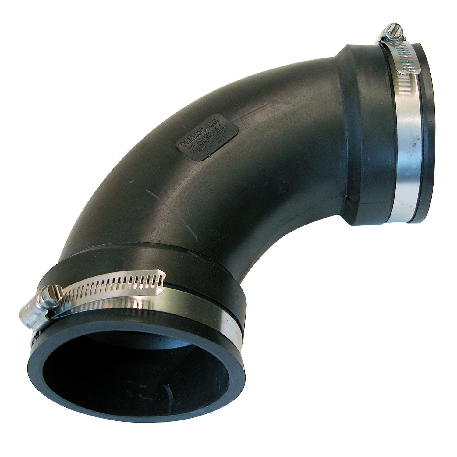 Fernco Flexible 3 In. 90 Deg. Flexible Repair PVC Sewer & Drain Elbow (1/4 Bend)