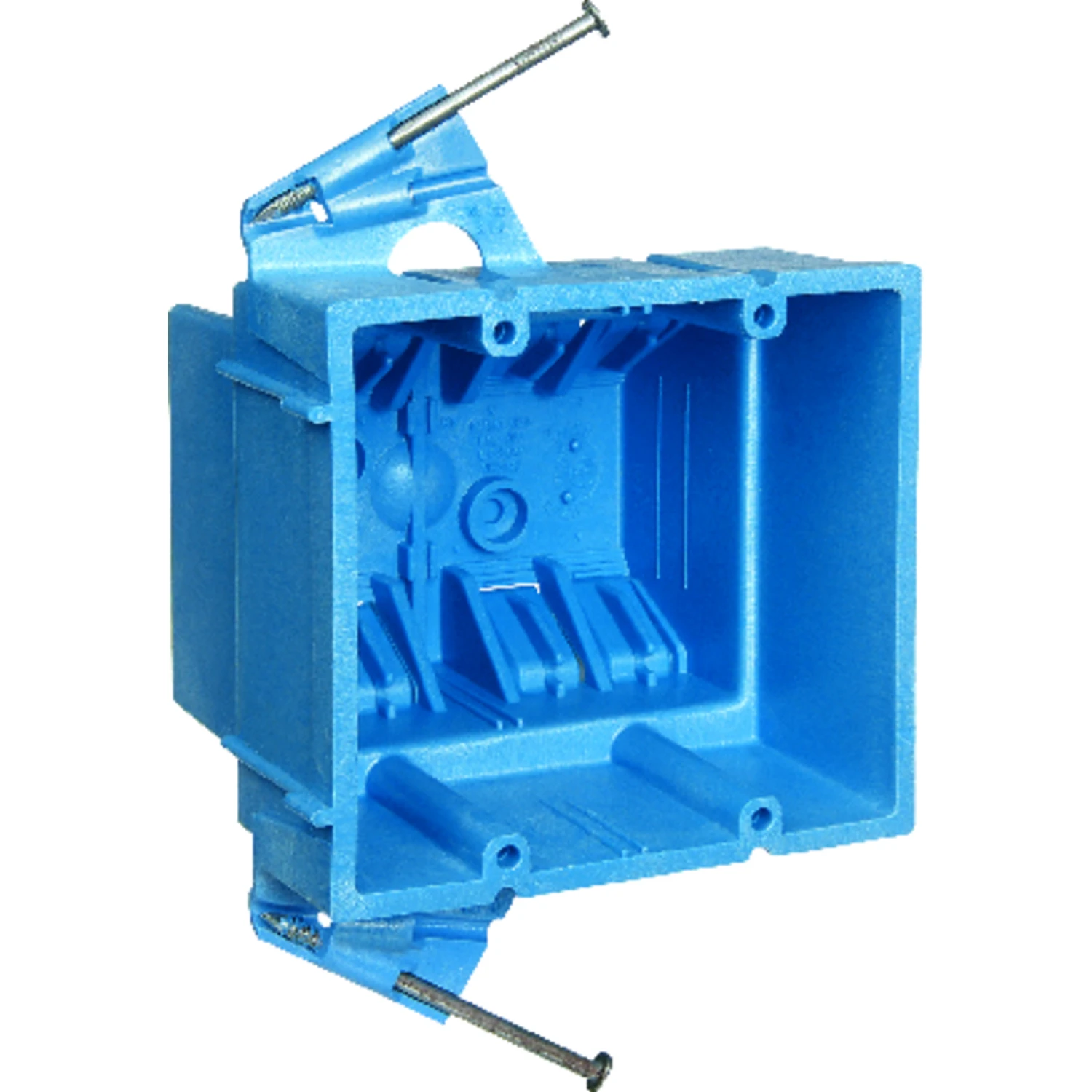 Superblue 2-gang Thermoplastic Molded Wall Box, Model Bh235a