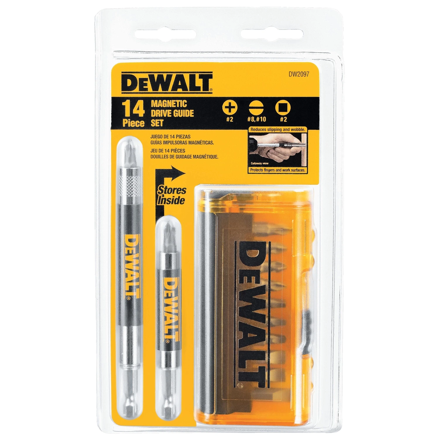 14-Piece Drive Guide Set with Various Sizes for Precision Fastening