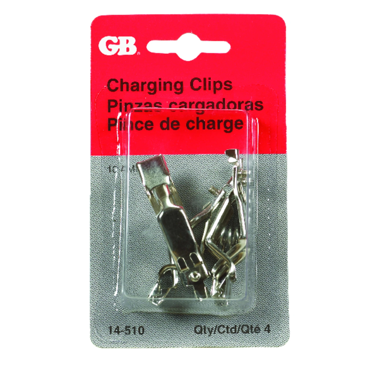 Gardner Bender 10 amps Battery Charging Clips 4 pk