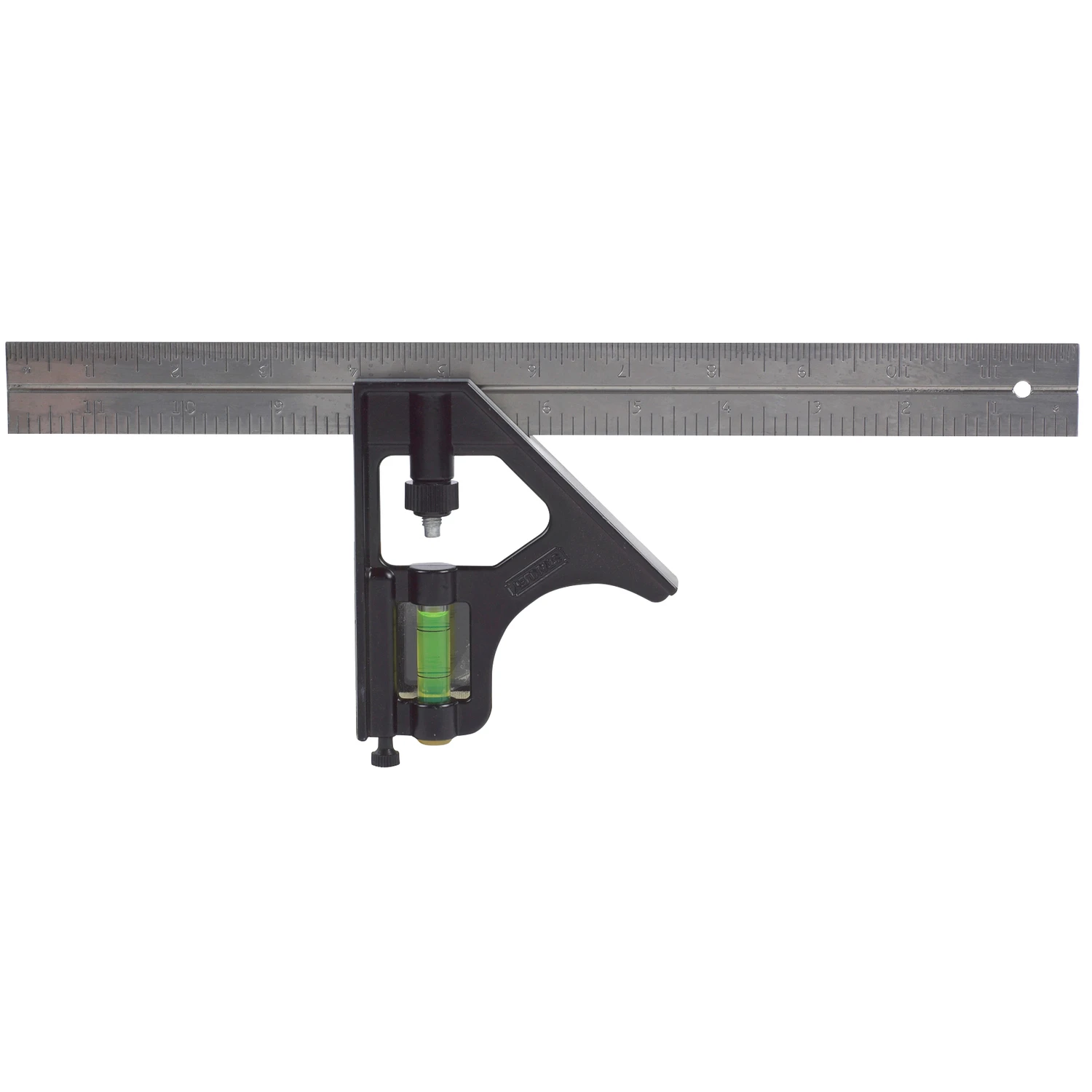 46-222 Combination Square, 12 In L Blade, 1 In W Blade, Sae Graduation