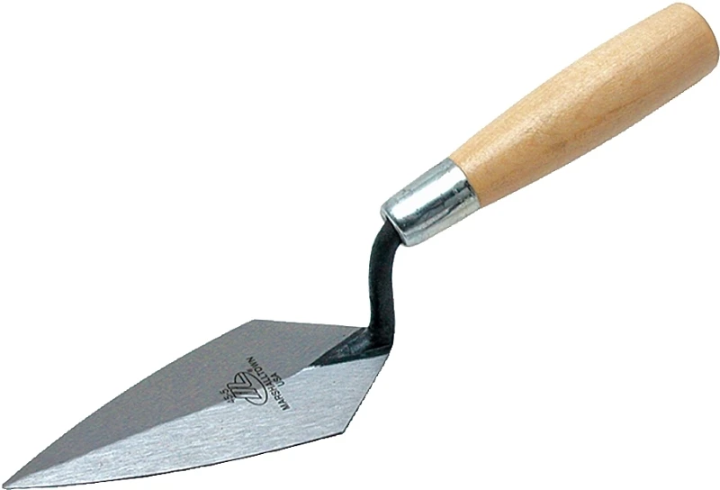 5 In. X 2-1/2 In. High Carbon Steel Pointing Trowel With Hardwood Handle