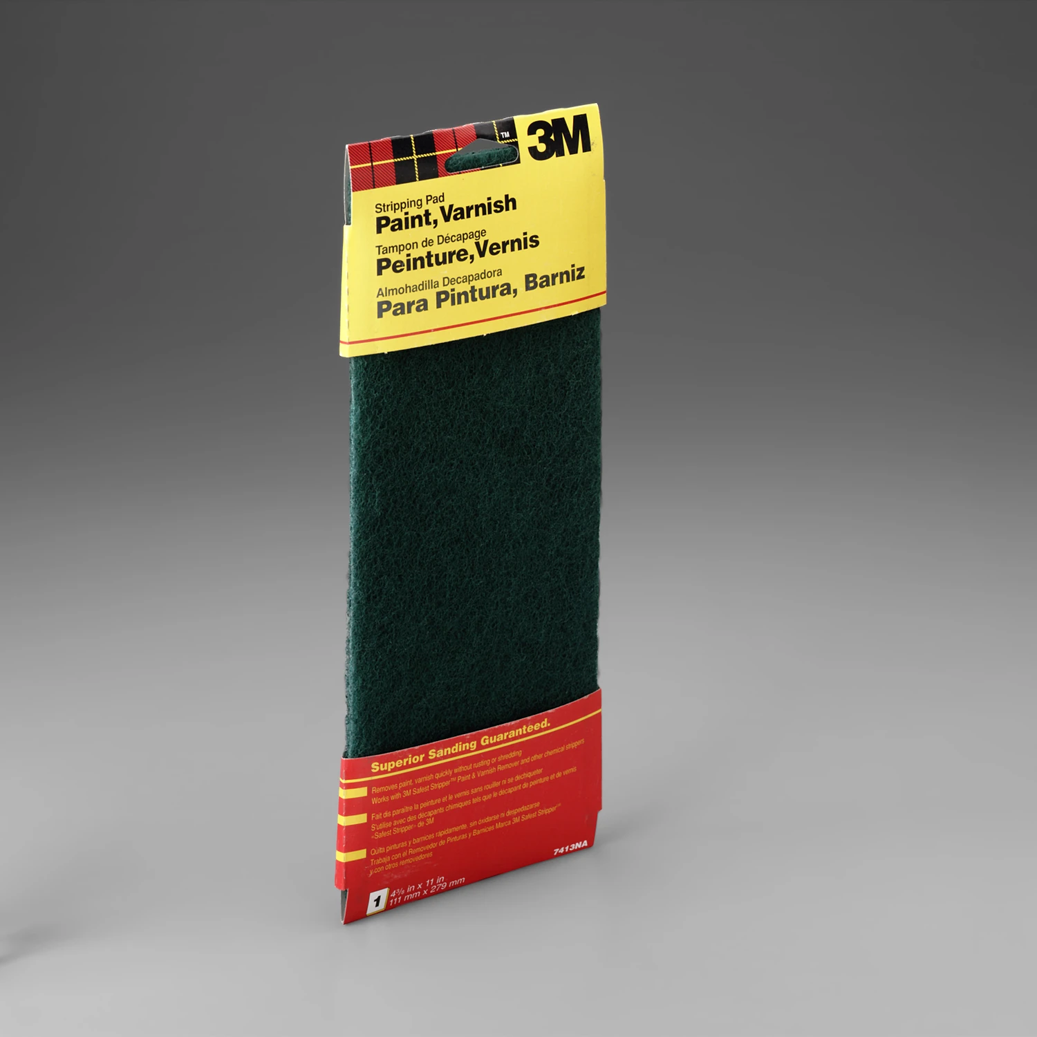 Stripping Pad 4.5 Inches by 11 Inches Heavy Duty Surface Preparation Pad