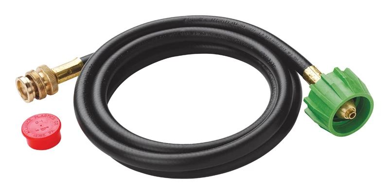 Q Grill 6 Ft. Qcc1 Rubber Lp Hose With Adapter For Gas Grills