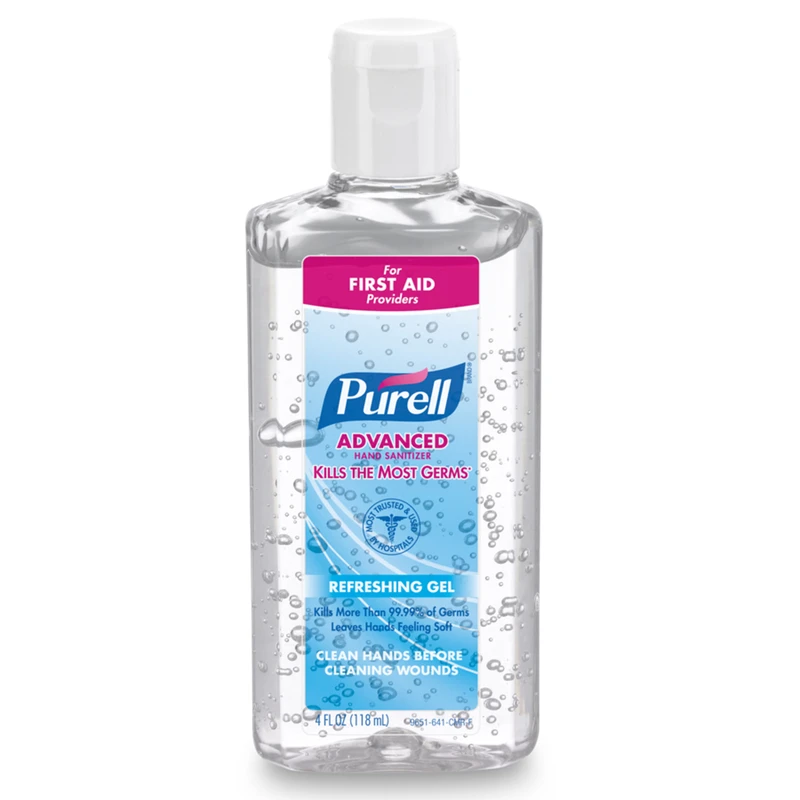 Hand Sanitizer Gel, Travel Size, 4-oz.