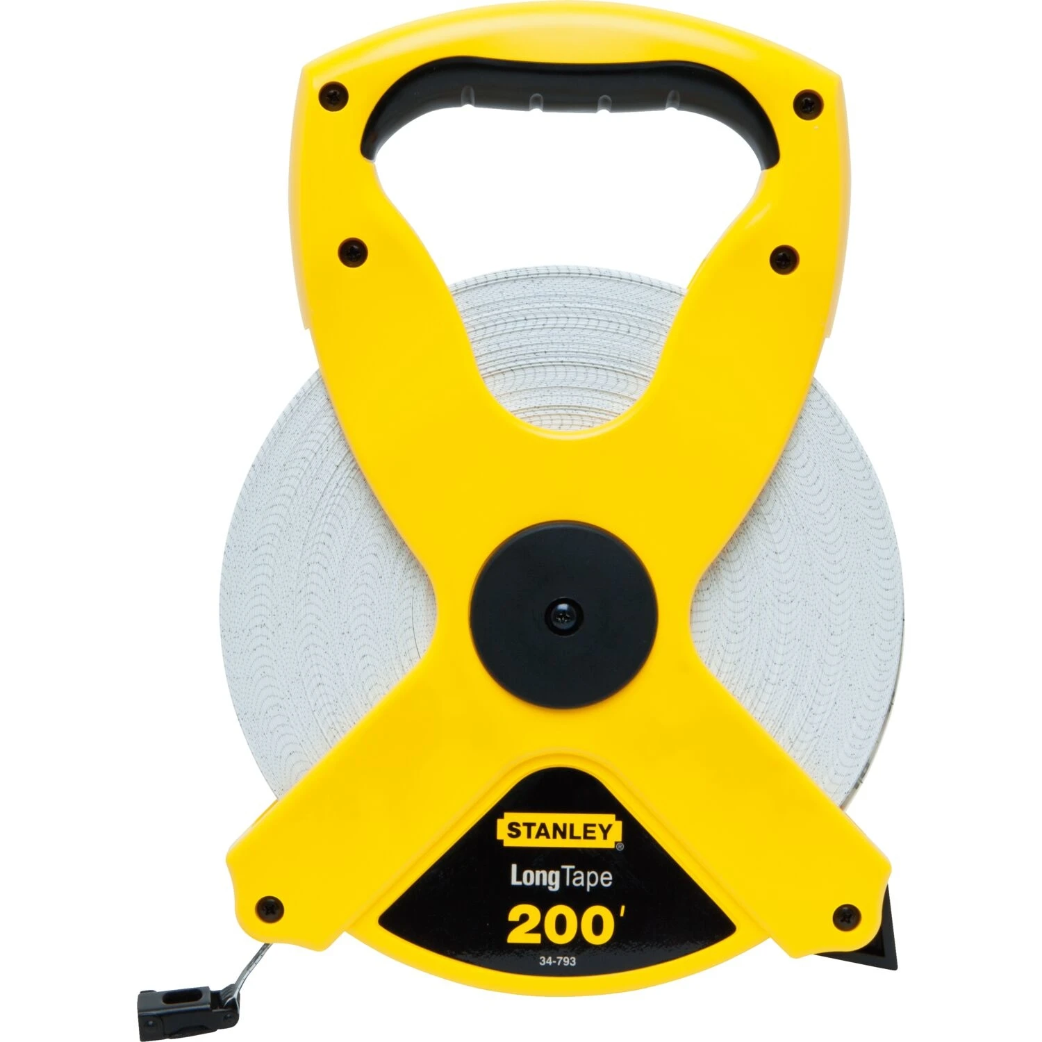 Open-Reel Tape Measure, Fiberglass, 1/2 x 200 Ft.