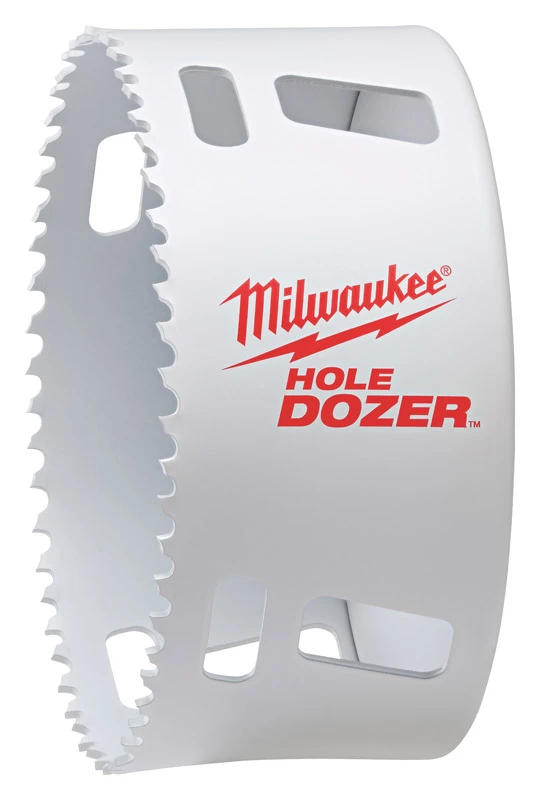 Hole Dozer 4 In. Bi-metal Hole Saw With Plug Jack And Rip Guard