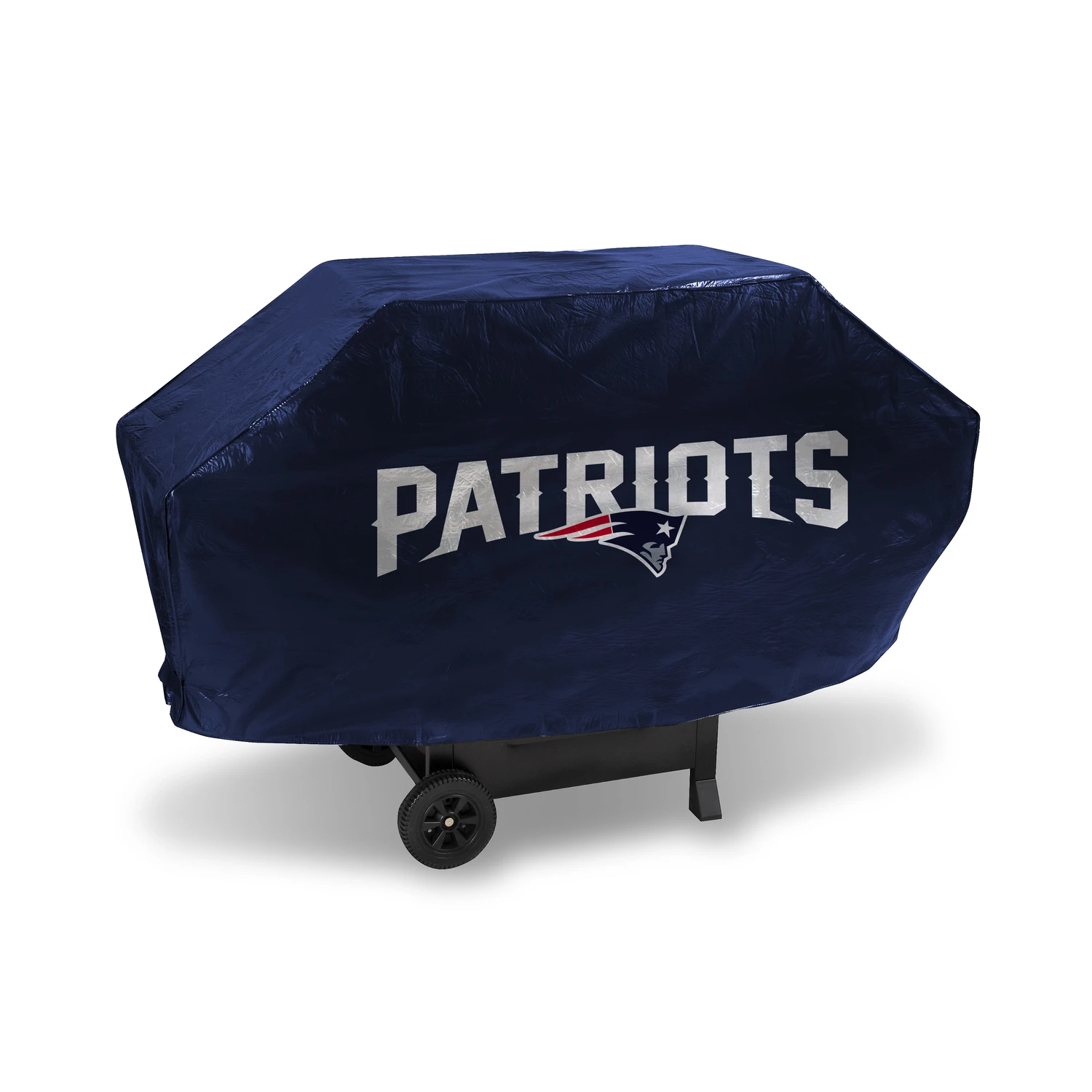 Nfl New England Patriots Deluxe Grill Cover 68 In. X 35 In. Universal Fit