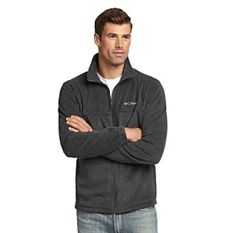 Men's Steens Mountain Full Zip 2.0 Fleece Jacket - Medium - Charcoal Heather