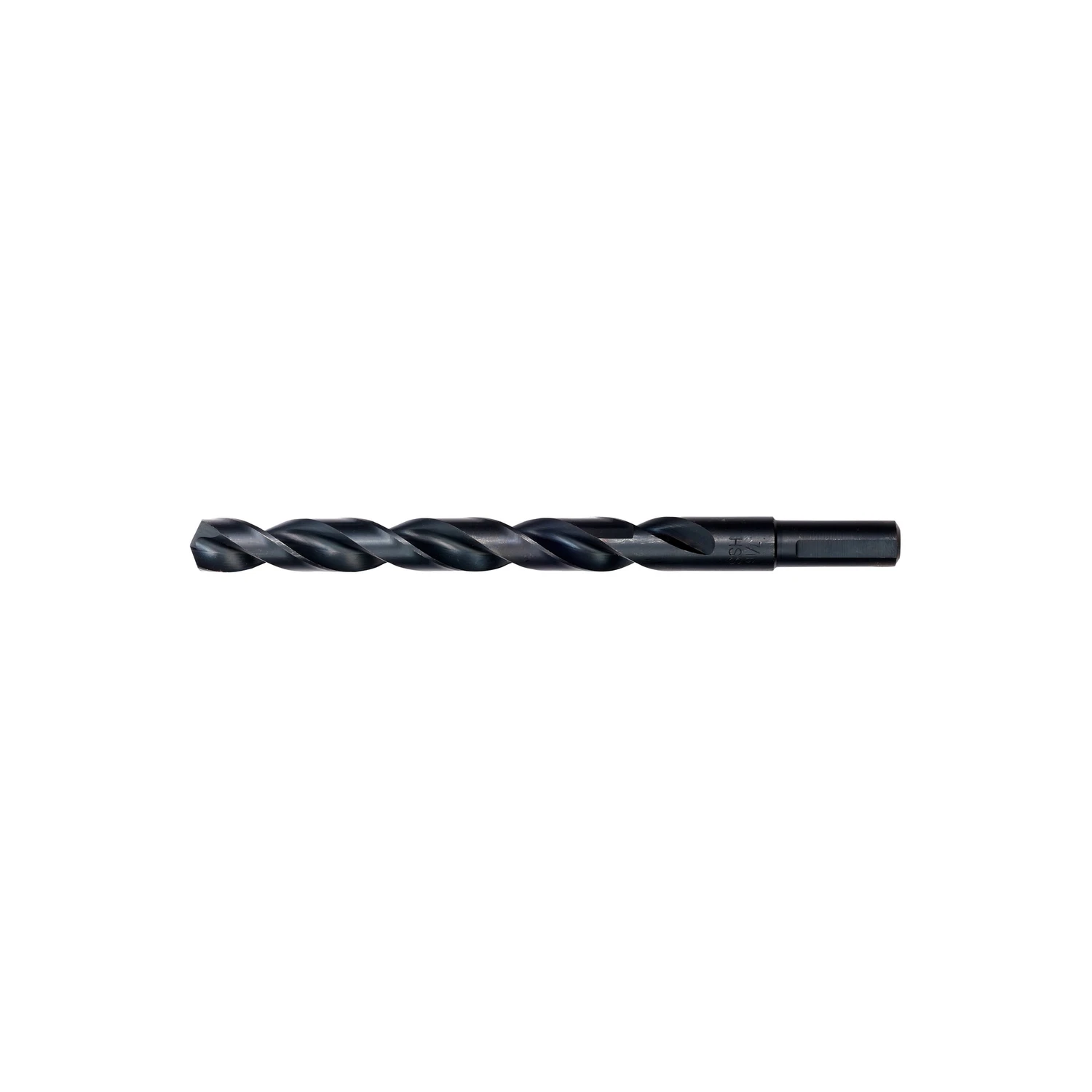 Thunderbolt 7/16 In. Black Oxide Drill Bit, 5-1/2 In. Length, 3/8 In. Shank