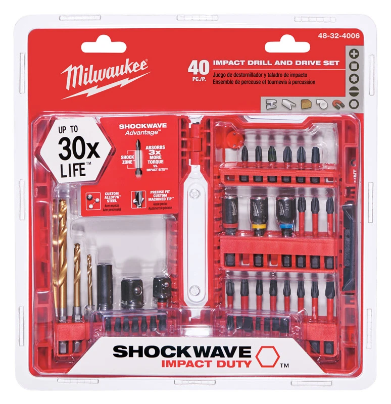 Shockwave Drill & Driver Bit Set, 40-Pc.
