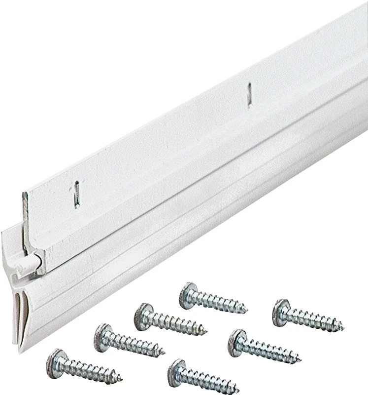 1-1/4 In. X 36 In. White Aluminum & Vinyl Door Sweep Model 05215