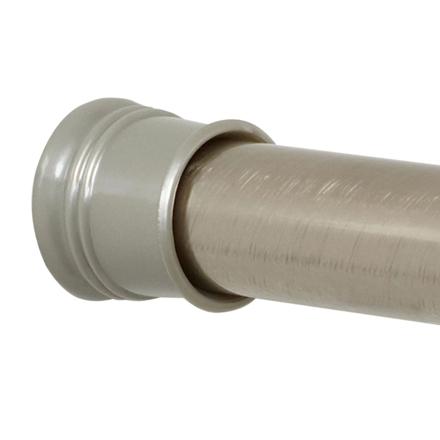 Adjustable Tension Shower Rod 41 In. To 72 In. Brushed Chrome