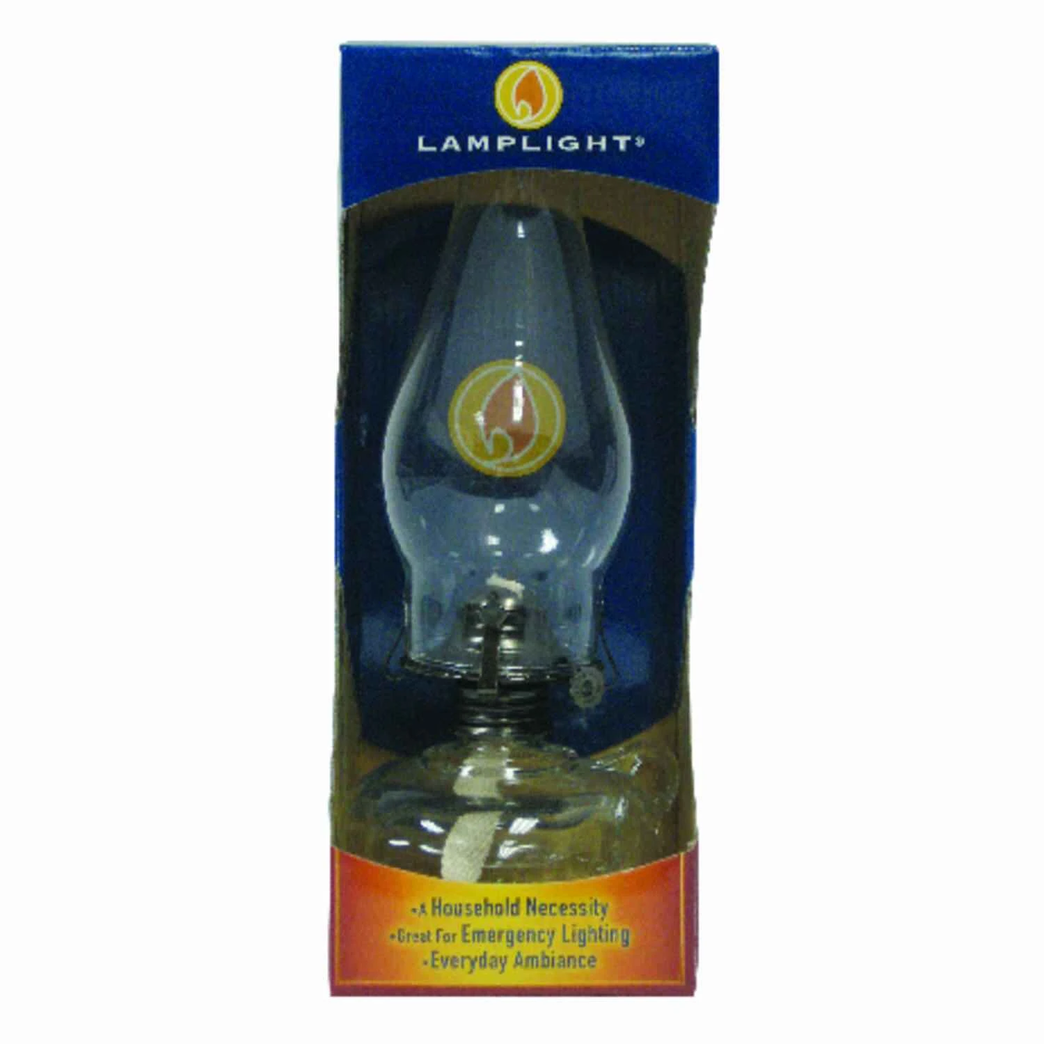 11.5 In. H. Chamber Oil Lamp With Pewter Burner