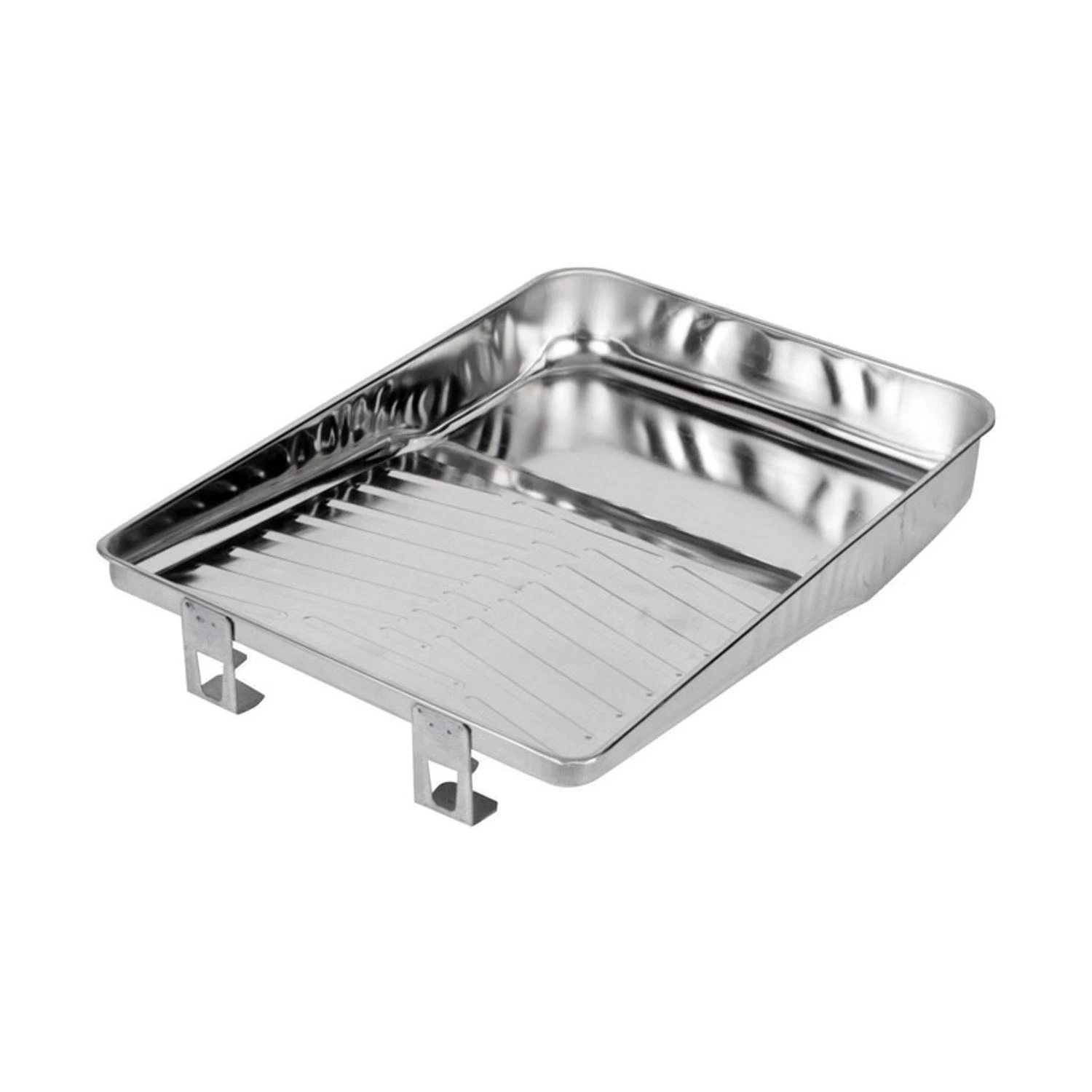 11-Inch Metal Paint Roller Tray Durable Construction for Easy Paint Application