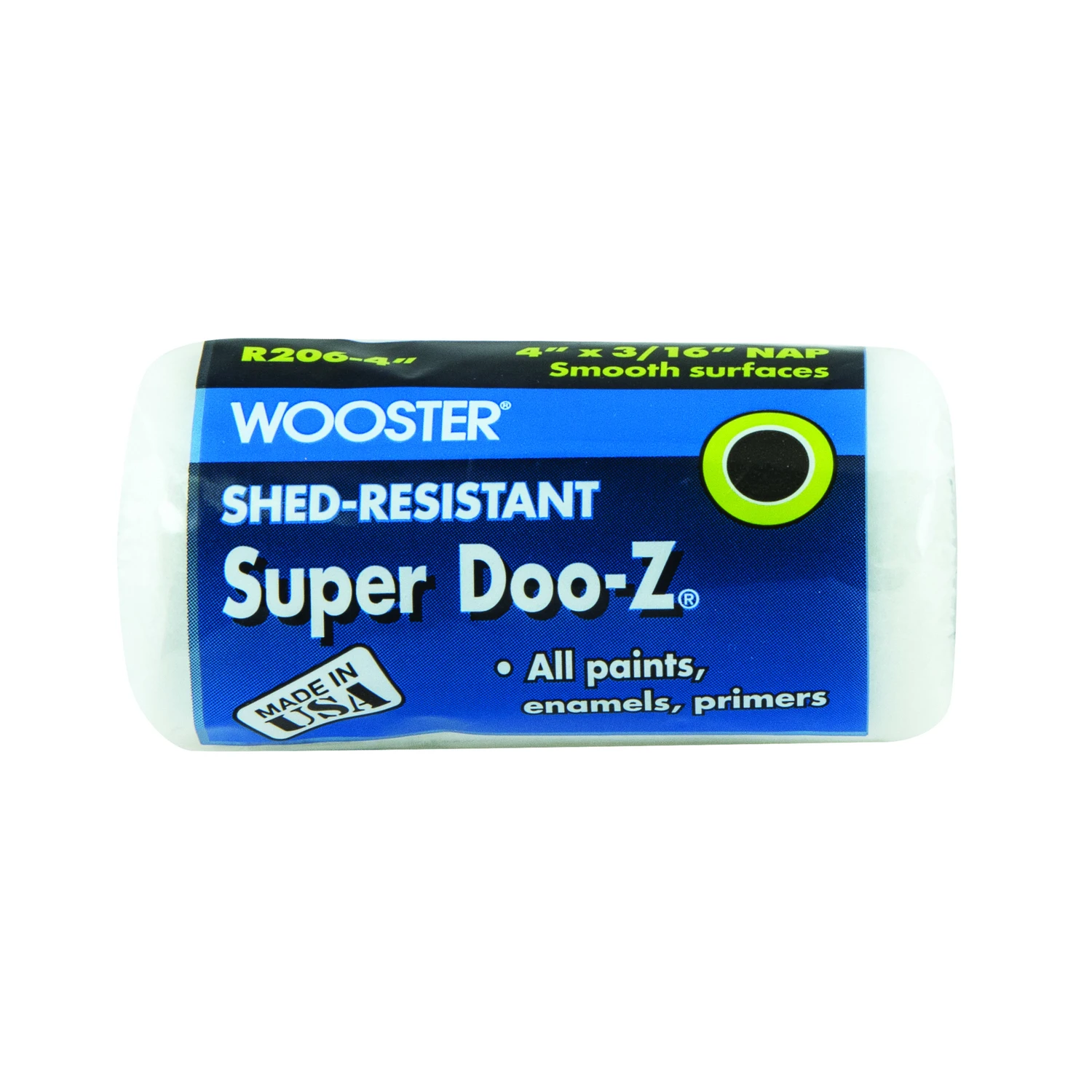 Super Doo-Z Paint Roller Cover, Shed-Resistant, 3/16-In. Nap, 4-In.