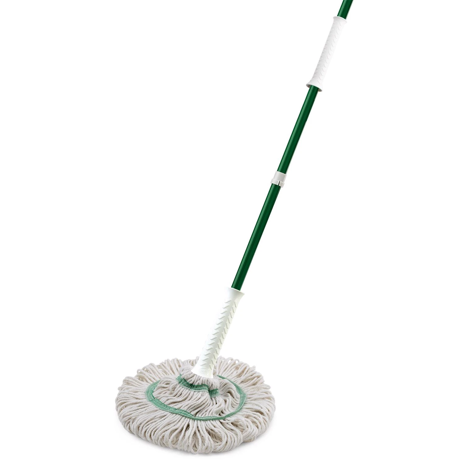 Tornado Cotton Twist Mop, 54 In. Steel Handle, Machine Washable Mop Head