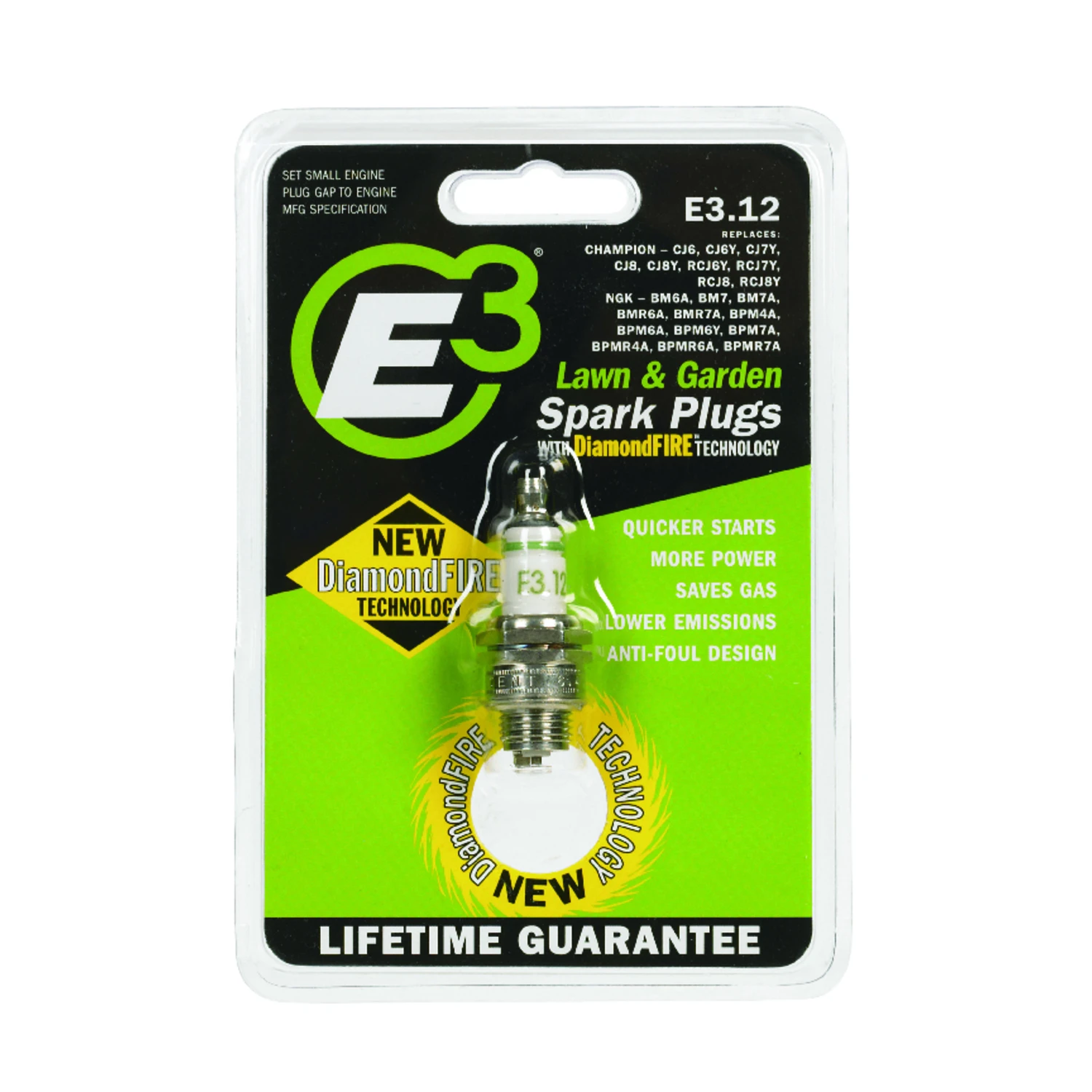 E3 Spark Plug (Small Engine) E3.12 E3 Spark Plug (Small Engine) E3.12