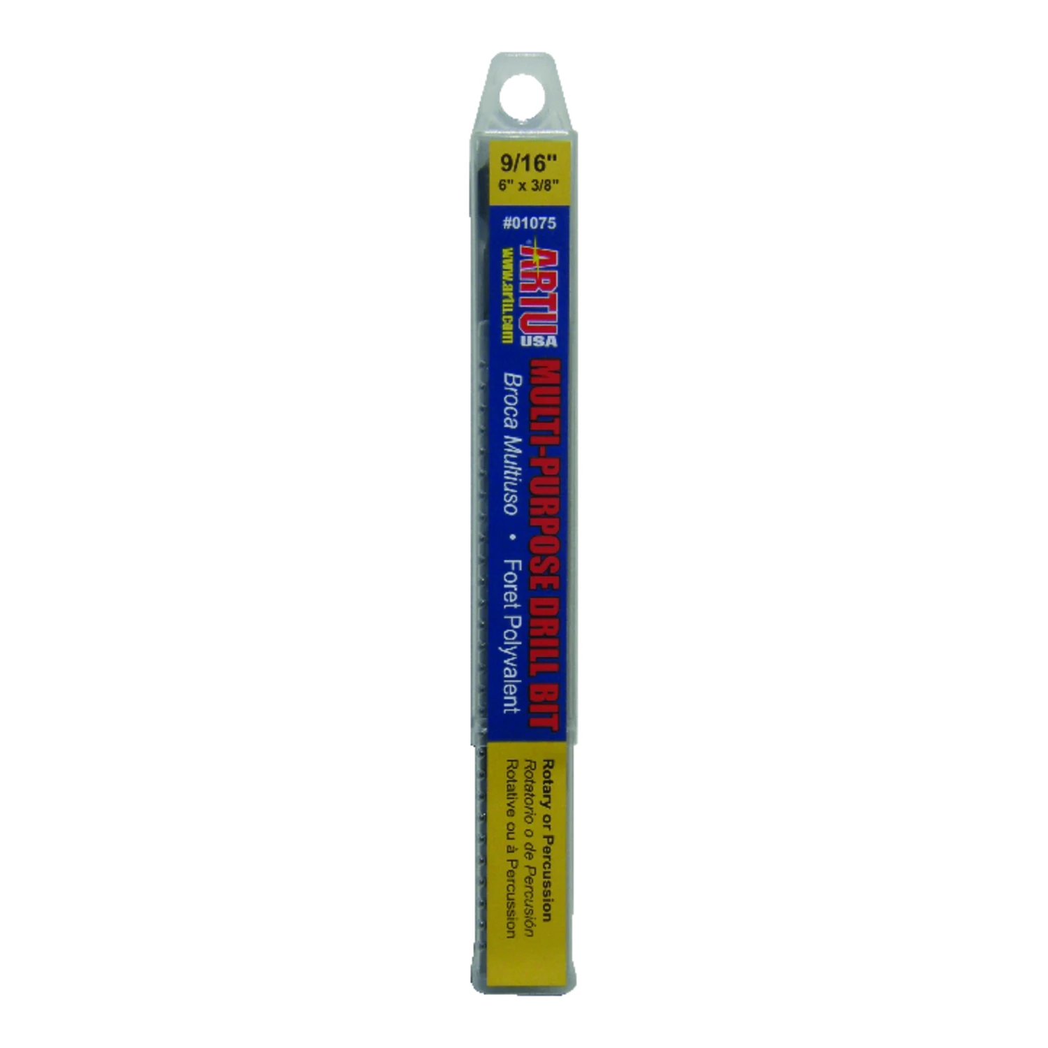 9/16 Inch by 6 and 1/4 Inch Multi-Purpose Drill Bit