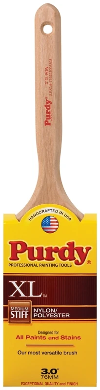 Xl Bow 3 In. Flat Trim Paint Brush With Copper Ferrule