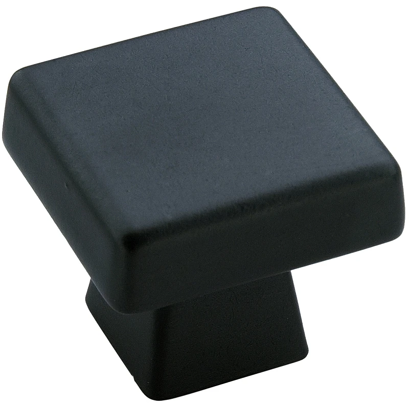 Amerock Blackrock 1.1875 In. Square Black Bronze Cabinet Knob