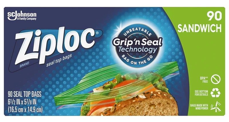 Sandwich Bags, 90-Ct