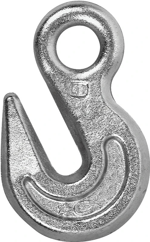 Eye Grab Hook Zinc Plated 3/8 Inch Diameter Durable Hardware