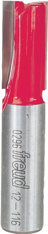 1/2 In. Carbide Double Flute Straight Router Bit, 2-5/8 In. Length