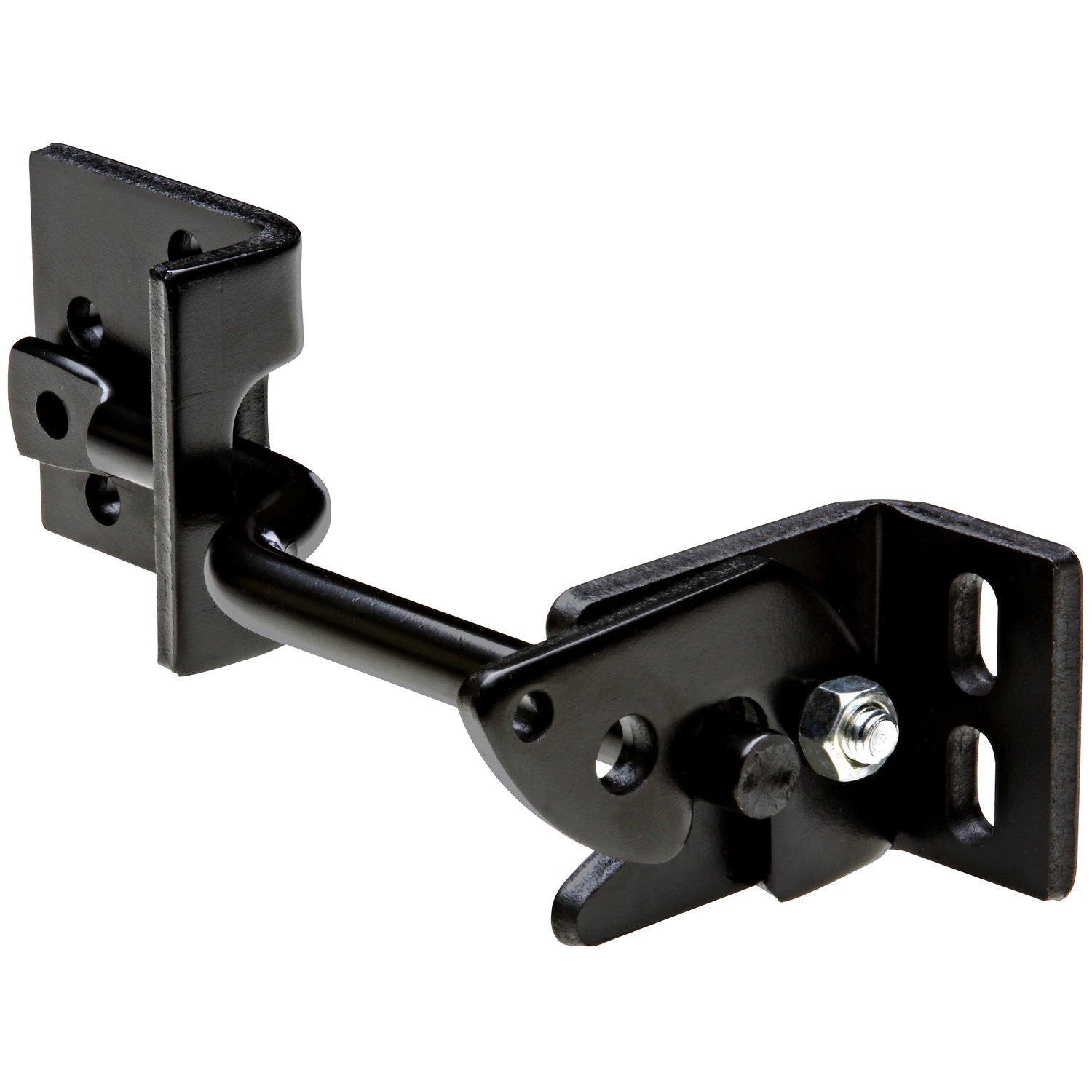 Adjust-o-matic 8 In. Heavy-duty Black Gate Latch