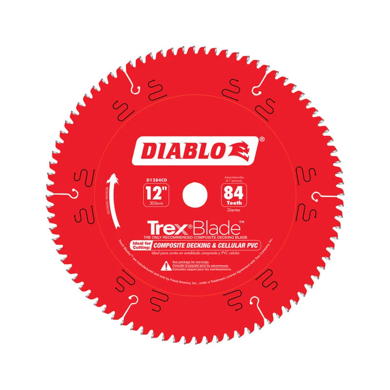 Diablo TrexBlade 12 in. D X 1 in. TiCo Hi-Density Carbide Circular Saw Blade 84 teeth 1 pk