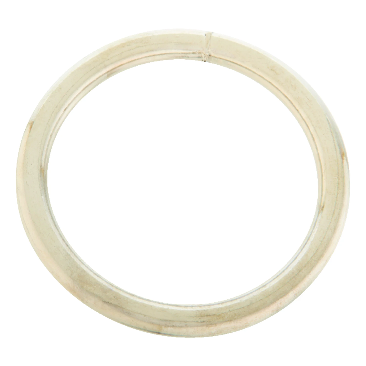 2 In. Nickel-plated Welded Metal Ring, 200 Lb Load Capacity, Model T7665001