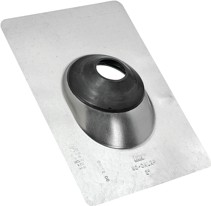 Galvanized Steel Base Roof Flashing, 24-Gauge Thickness, 3 Inch Width