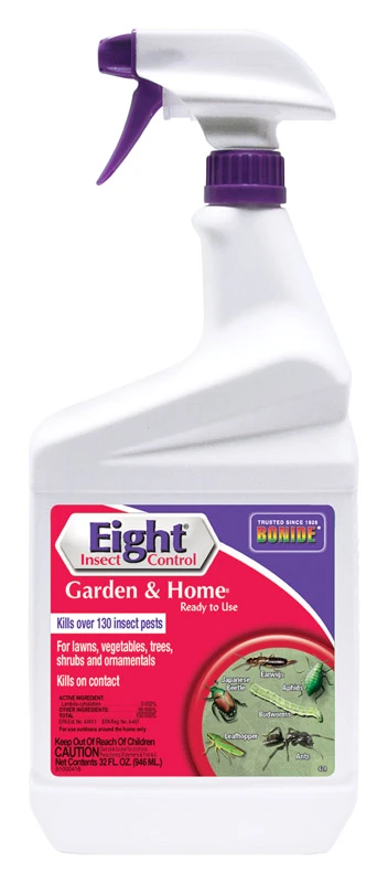 Eight 32 Oz. Ready To Use Trigger Spray Insect Killer For Garden & Home