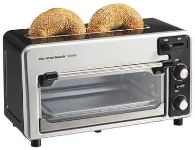 22720 Toastation Toaster And Oven - 2 Slice, Black And Silver