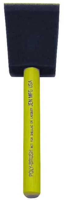 Polyurethane Foam Paint Brush with Wooden Handle, 4 Inch Width