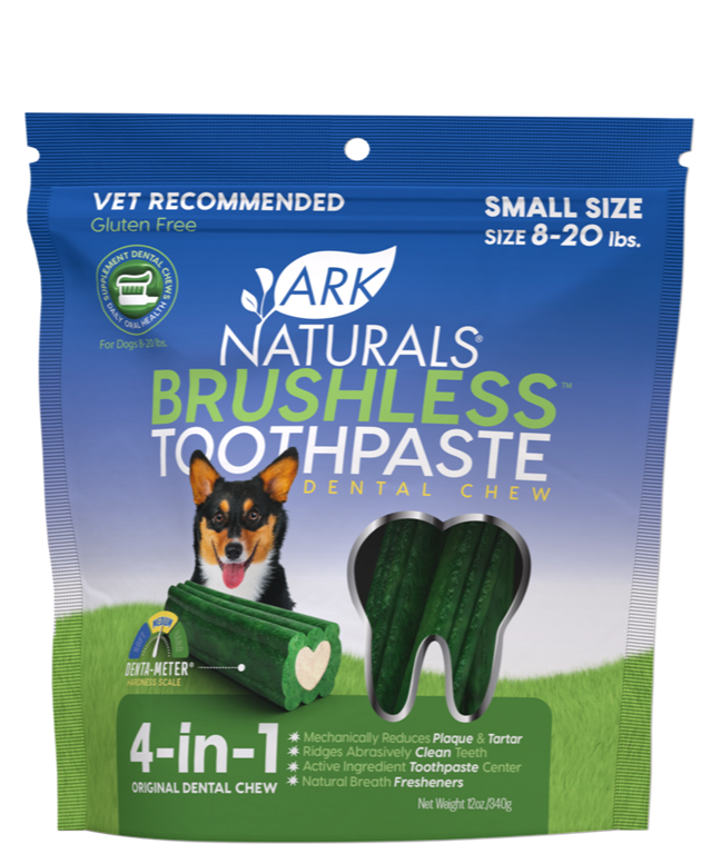 Brushless Toothpaste Dental Chews For Small Dogs, 12 Oz.