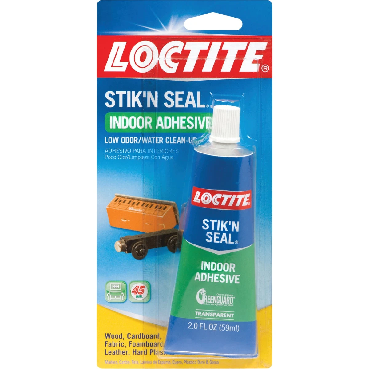 Stik'n Seal 2 Oz. Indoor Multi-purpose Adhesive - Clear, Water-resistant