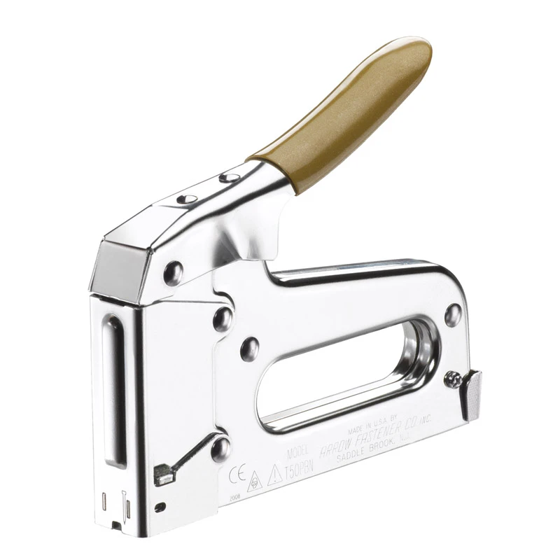 T50pbn Heavy-duty Staple Gun And Nailer, 1/4 To 9/16 In L Leg, Steel, Silver