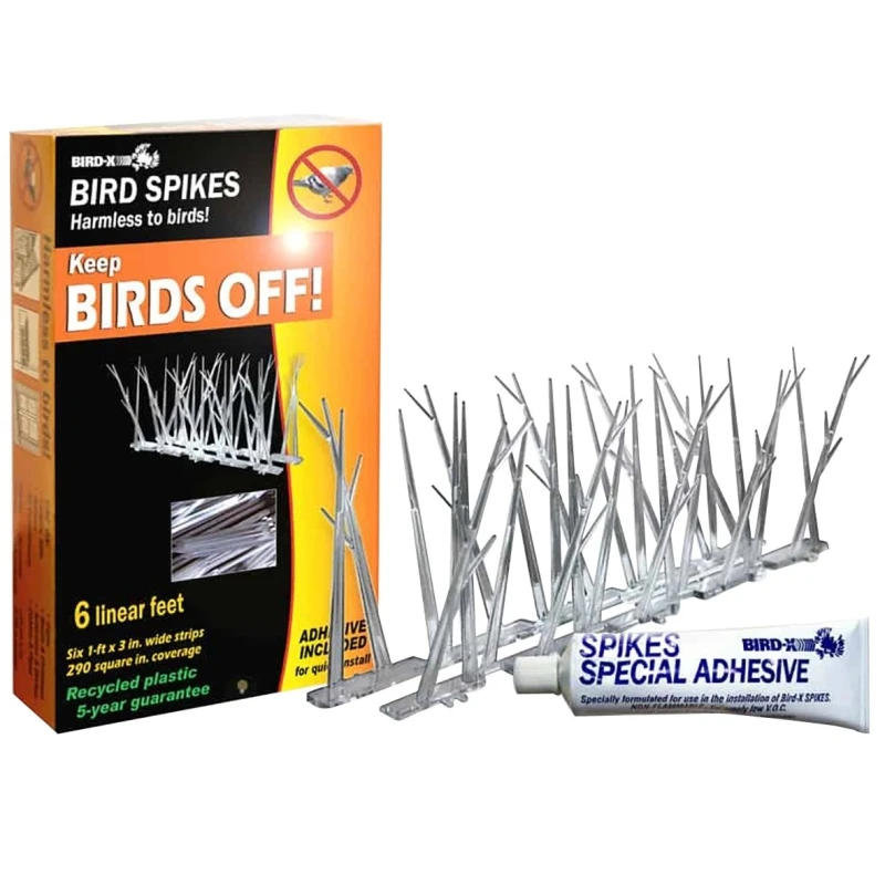 10-lin ft Plastic Bird Repellent Spikes
