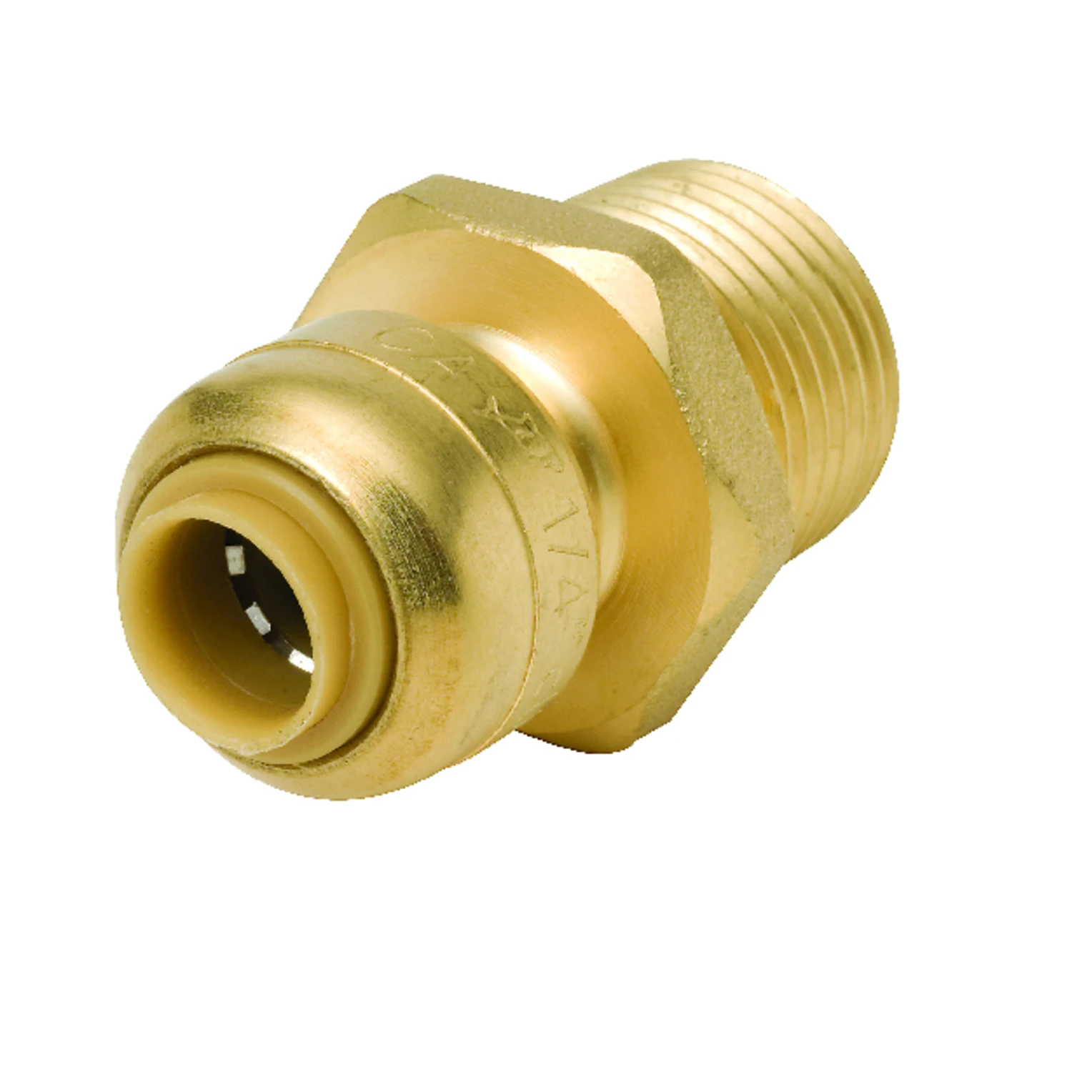 1/4 In. X 1/2 In. Mnpt Reducing Brass Push-to-connect Male Adapter