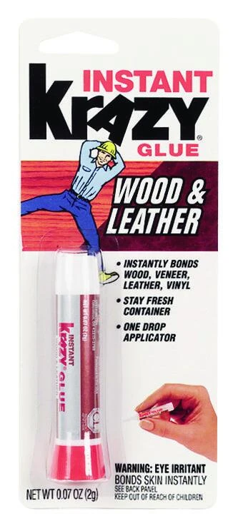 0.07 Oz. Maximum Bond Wood Leather Super Glue With Precision Tip