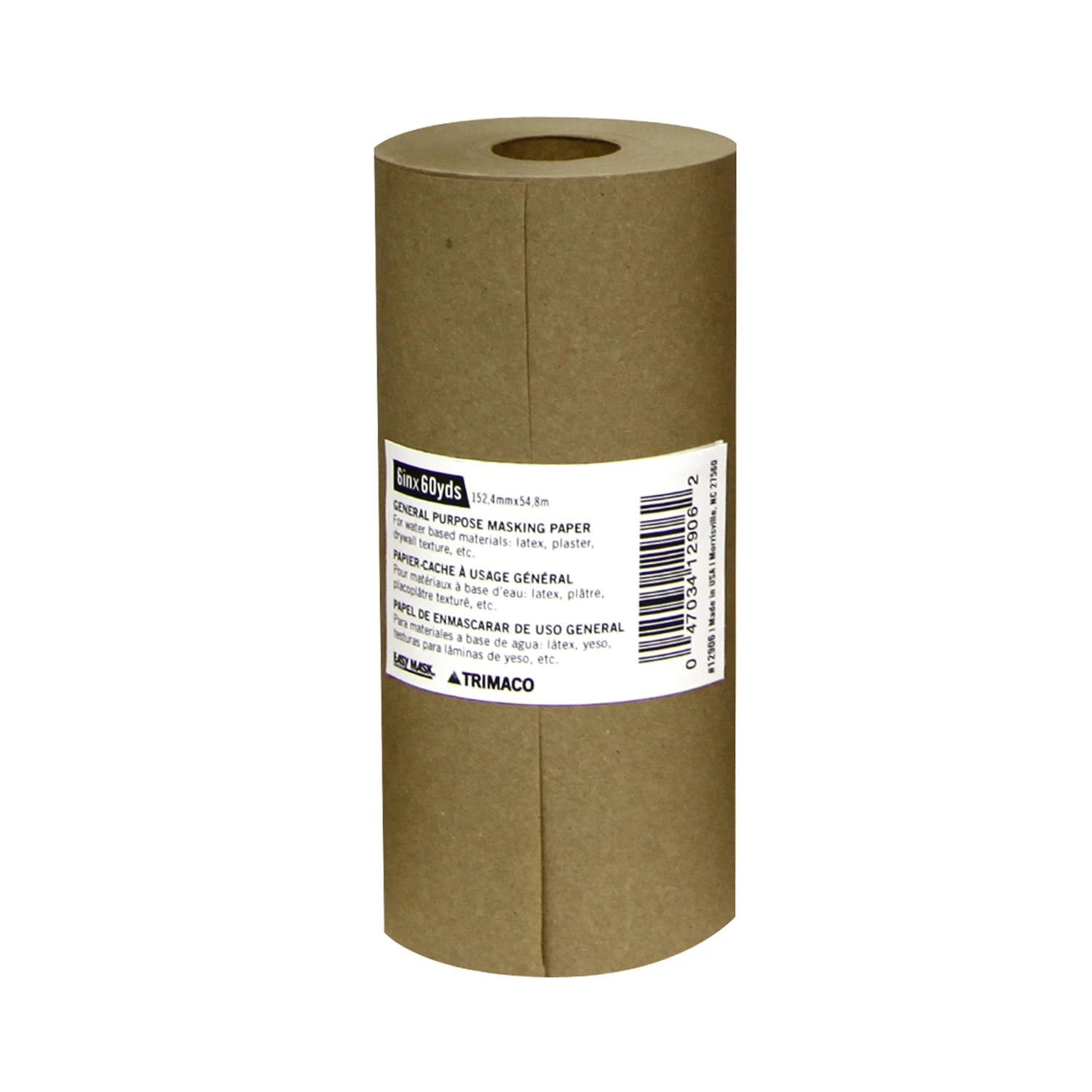 Masking Paper, Brown, 6 In. x 60 Yds.