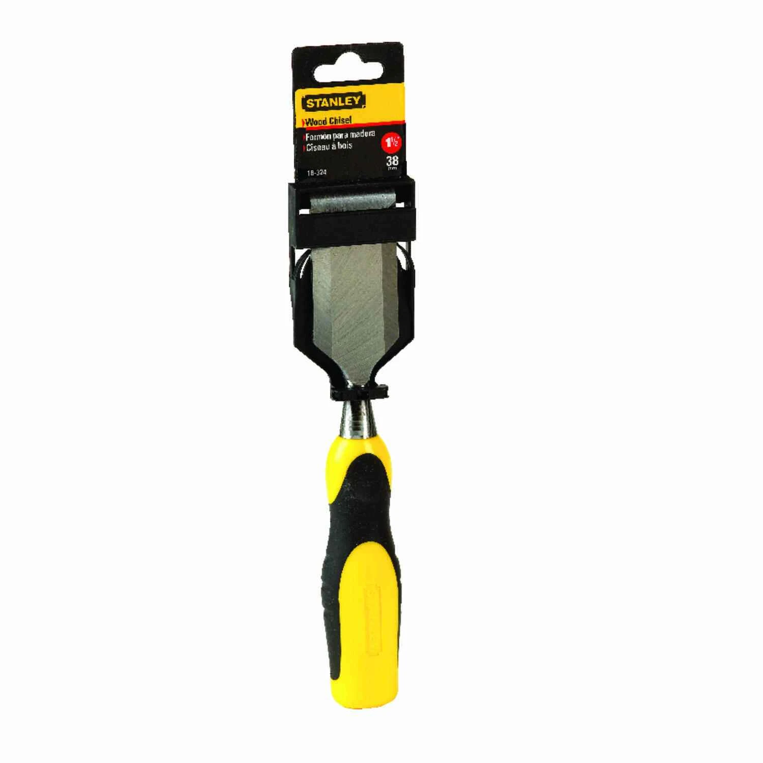 16-324 Bi-material Wood Chisel, 1-1/2 In Tip, 9-1/4 In Overall Length