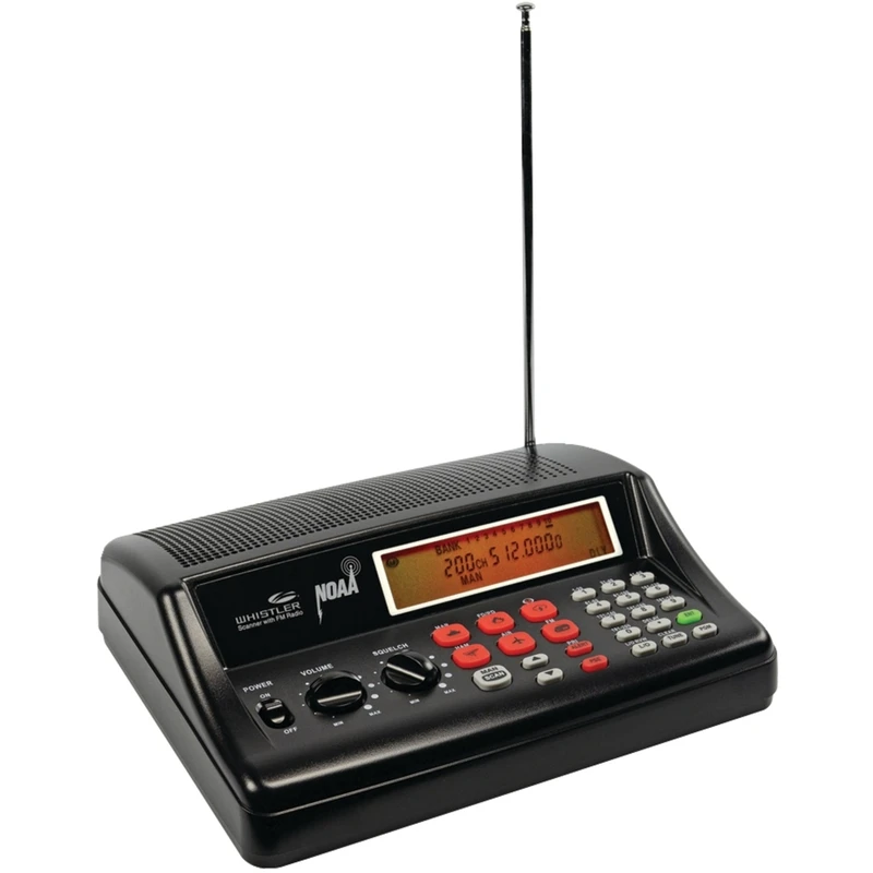Whistler Ws1025 Analog Desktop Radio Scanner With 300 Channel Memory And Weather Alerts