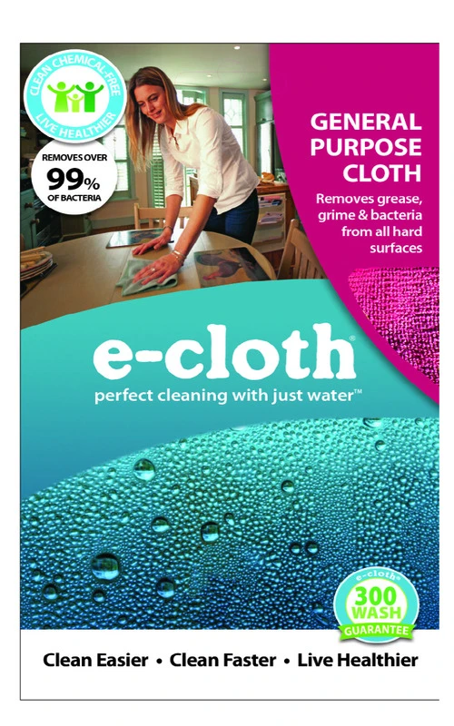 E-Cloth General Purpose Microfiber Cleaning Cloth 1 pk