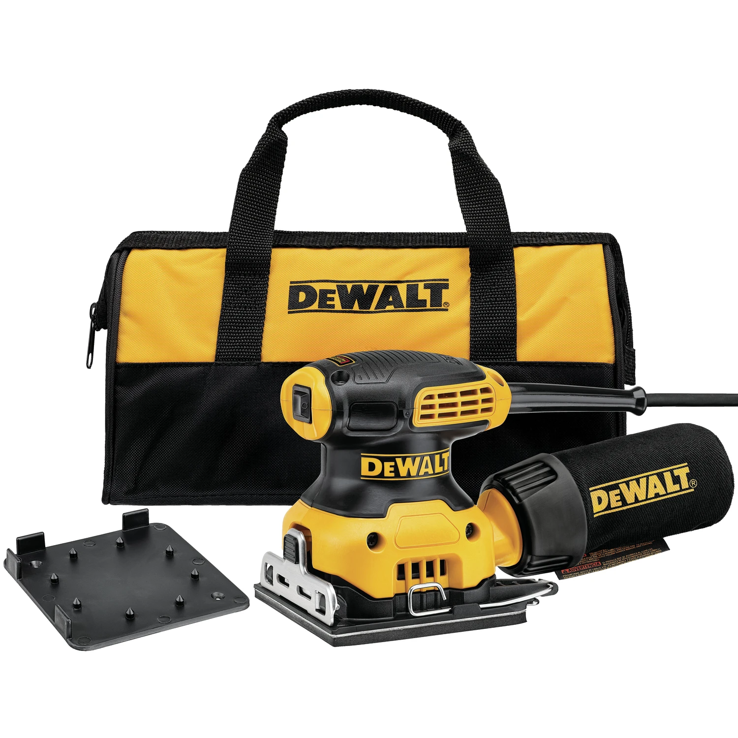 2.3 Amp 1/4 Sheet Palm Sander Kit With Dust Collection