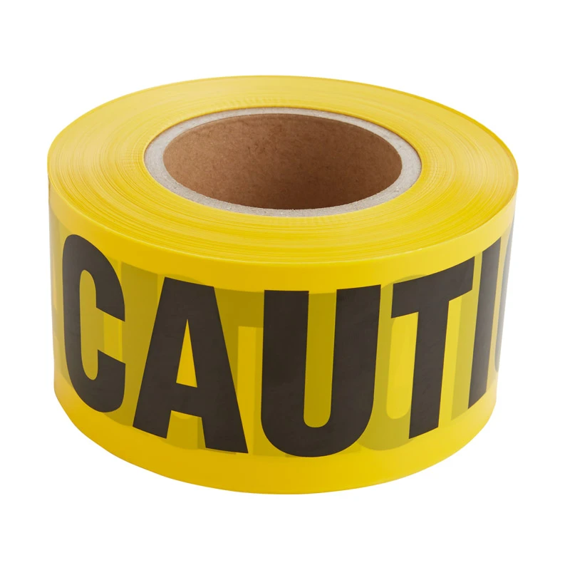 Strait-line 1000 Ft. L X 3 In. W Pvc Caution Barricade Tape Yellow