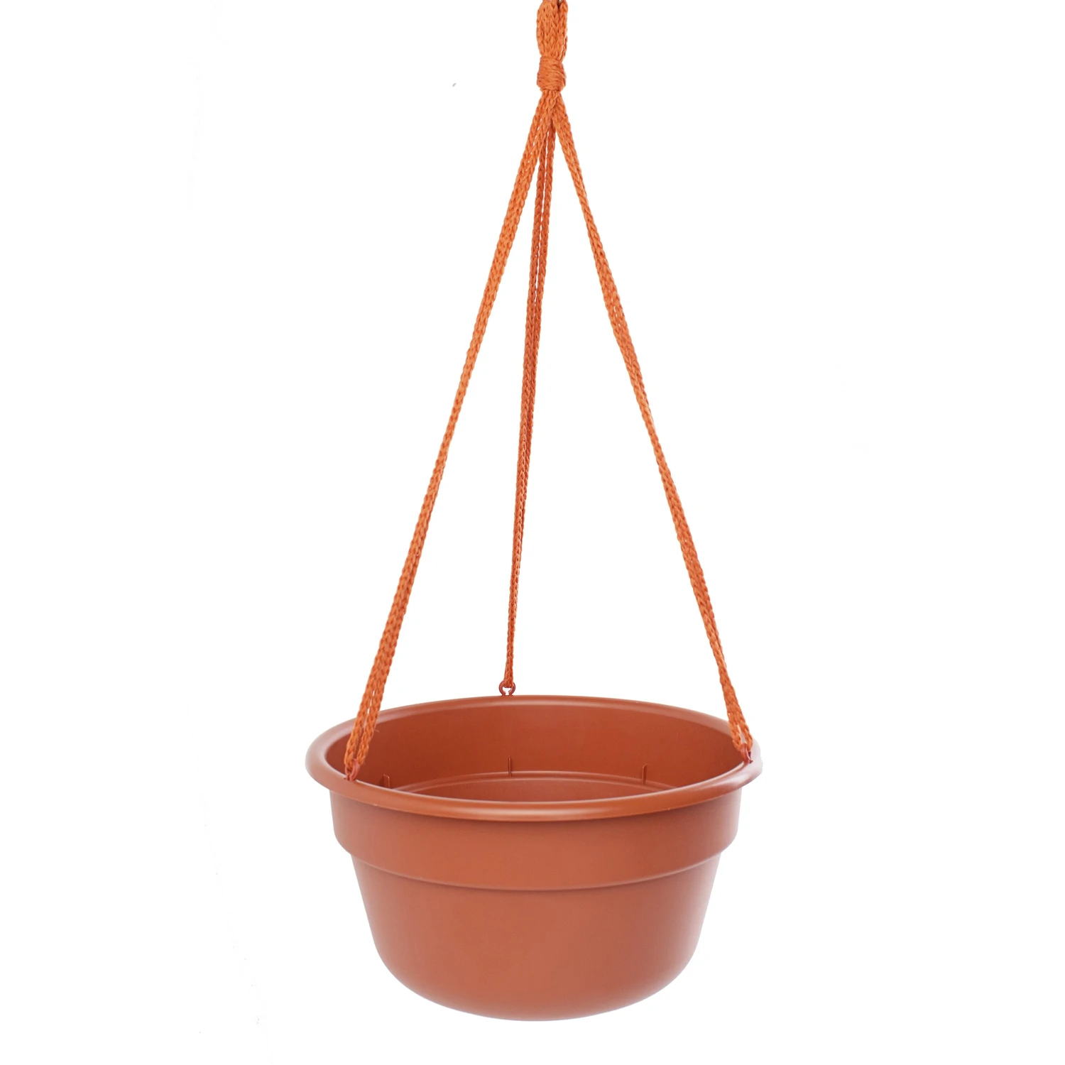Bloem Dura Cotta 6.8 in. H X 12.5 in. W X 12.4 in. D Resin Hanging Basket Terracotta Clay