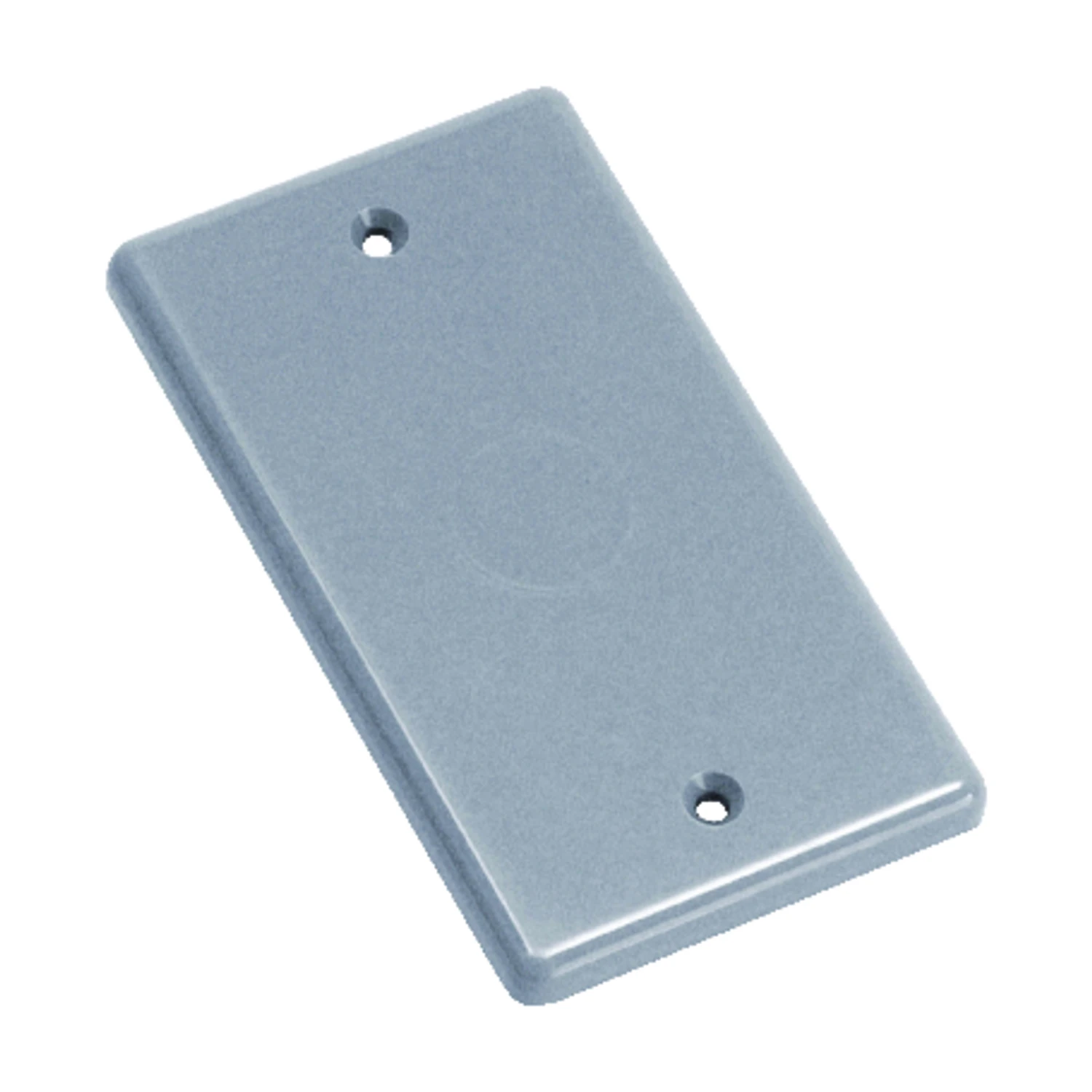 4-1/4 In. X 2-5/16 In. Gray Pvc Blank Handy Box Cover